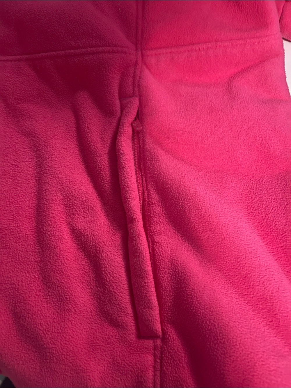 Lilly Pulitzer Grace Jacket XL Pomegranate Pink Fleece Full Zip Gold Hardware - Picture 8 of 10